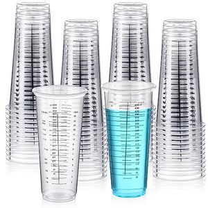 Tasses à mesurer jetables en résine époxy de 8 oz Tasses à mesurer et tasse à mélanger en plastique pour liquides - Product Image 6