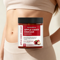 OEM Apple Cider Vinegar Gummies ACV Detox Cleanse Support Dietary Supplement 60 Count Soft Candy Manufacturer Wholesale