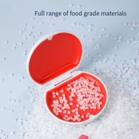 Boîte de rangement personnalisée en plastique coloré pour gouttières orthodontiques, protège-dents, et appareils dentaires
