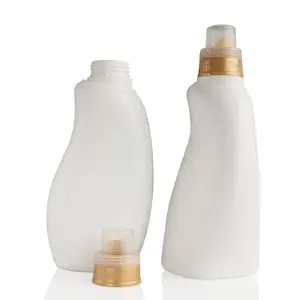 ПЭНД бутылка под заказ размер этикетки 1.2L 5L пластиковый жидкий лосьон для стирки пластиковых бутылок