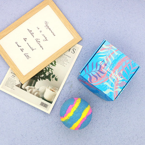 ระเบิดอาบน้ำทำมือขนาดใหญ่ 240 กรัม น้ำมันหอมระเหยสุดหรู ลูกบอลเกลือหลากสีสัน ของขวัญสุดพิเศษสำหรับเด็ก เขา/เธอ วันหยุด ฟองสบู่ สปา - Product Image 5