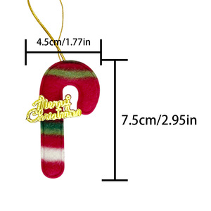 Décorations d'ambiance de Noël : Ornements suspendus Père Noël, Cerf pour Arbre de Noël - Product Image 1