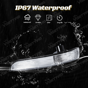 Feux de rétroviseur dynamique d'indicateur d'accessoire de voiture directe d'usine pour Ford Kuga Escape <span class=keywords><strong>Ecosport</strong></span> 2013-2019 AUCUNE AMPOULE INCLUSE - Product Image 3