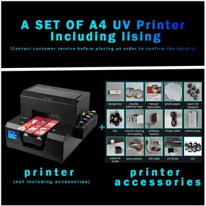 DOM SEM-impresora de inyección de tinta UV A4, máquina de impresión de etiquetas adhesivas, tarjeta de identificación, la más barata