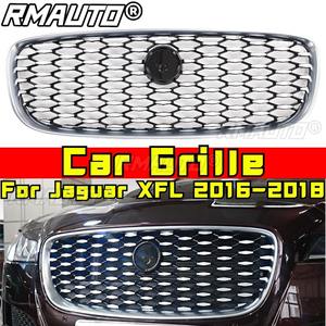 Para Jaguar XFL 2016-2018 Accesorios para coche Parrilla delantera de carreras Parrilla de parachoques delantero Kit de carrocería - Product Image 1