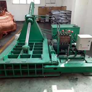 Máquina empacadora de chatarra de hierro, totalmente automática, hidráulica, para reciclaje de Metal