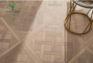 Longwell Versailles thiết kế phong cách hiện đại 600x600x15(1.2)mm gỗ sồi nghệ thuật Thiết kế sàn gạch bán chạy nhất chải kỹ thuật - Product Image 2