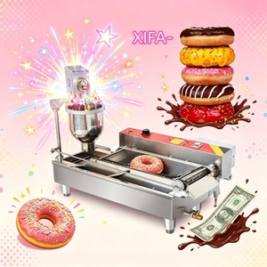 Nouvelle machine à mini-beignets électriques entièrement automatique avec garniture lait, fruits et noix, facile à utiliser pour les boulangeries - Product Image 6