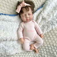 Poupées de rebirth en silicone de 12 pouces pour bébés, poupées réaliste pour filles, jouets compagnons pour tout-petits