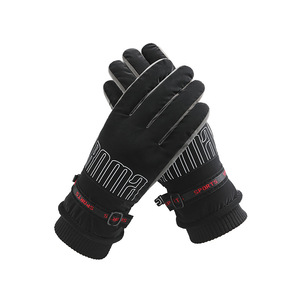 Gants de ski en coton Oxford doublés de polaire, compatibles avec les écrans tactiles, pour hommes et femmes, sports d'hiver - Product Image 4