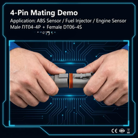 Kits de connecteurs et prises électriques étanches Deutsch DT Series mâle/femelle en laiton IP68 230V 15A PA66