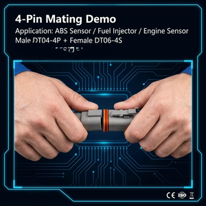 Kits de Conectores de la Serie Deutsch DT, Conectores Eléctricos a Prueba de Agua con Contactos de Latón IP68 230V 15A - Product Image 4