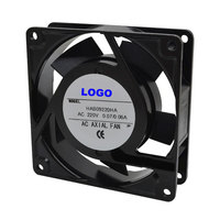Ventilateur axial AC 92x92x25mm 110-220V, pales en plastique, roulement à billes, durée de vie de 70 000 heures, ventilateur de refroidissement pour processeur, OEM ODM
