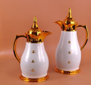 Chất lượng cao Arabic 2PCS SET 0.5 + 1.0L phích cà phê nồi nóng bán chân không Flask nước ấm đun nước Bộ quà tặng - Product Image 4