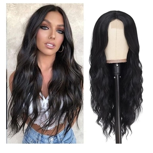 Perruque en cheveux naturels pour femmes, vente en gros, fournisseur de perruques, usine OEM, perruque longue à ondulations lâches, aspect naturel, longue et ondulée - Product Image 2