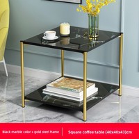 Ensemble de tables basses pliantes en marbre nordique, style moderne minimaliste, luxe léger, meubles pour la maison, petits salons, structure en métal