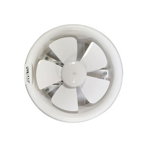 Ventilateur d'évacuation électrique rond de 6/8 pouces, ventilateur d'extraction de plafond pour salle de bain et cuisine avec personnalisation OEM, lame en plastique - Product Image 1