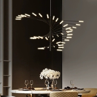 Lustre de plafond LED moderne pour salon, restaurant, lampe suspendue, décoration intérieure, lampe de chambre, luminaires suspendus pour loft
