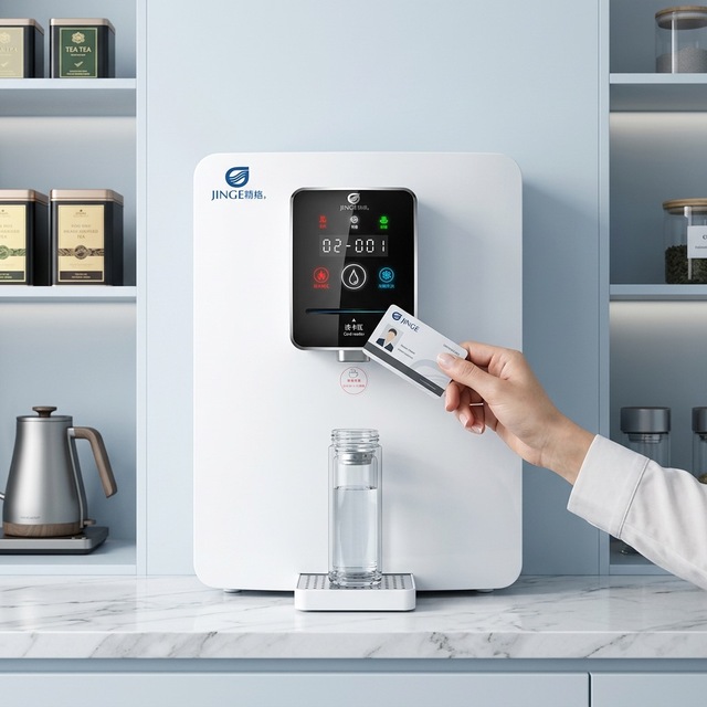 Dispensador De Agua RO Inteligente IoT De Pared Con Tanque De Calentamiento Para Oficinas Profesionales Y Suites De Hotel