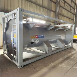 Contenedor de Transporte de Productos Químicos Inflamables Industriales de 20 Pies/40 Pies, Tanque ISO de Acero Inoxidable con Revestimiento de Plástico para Carga Líquida a Granel - Product Image 4