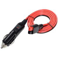 Cable de extensión para encendedor de cigarrillos de coche, ADS para encendedor de cigarrillos, cubierta de enchufe de CC, cargador, Cable de batería, Cable Solar