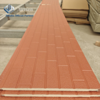 Panneau mural en PU à motif de briques, isolation acoustique, isolation thermique, taille personnalisée pour bâtiment commercial, service OEM