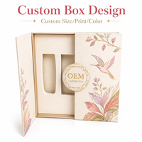 Caja de Cartón Reciclable con Forma de Libro, Impresa a Medida, de Lujo Moderno, con Inserto de Esponja EVA, para Empaque de Regalos de Productos para el Cuidado de la Piel
