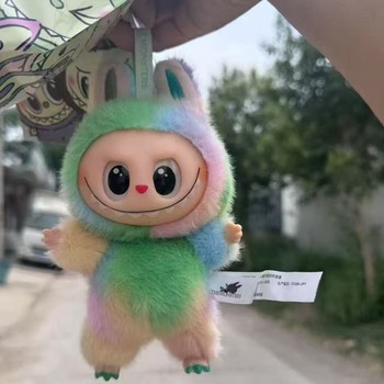 ラブブ R かわいいlabubu 4.0ビニール顔装飾マカロン4世代ポップマート