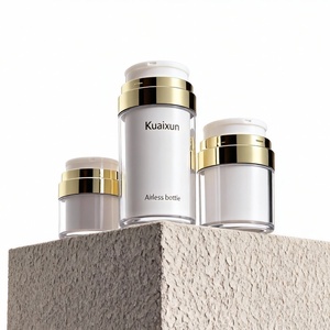 Pot à pompe sans air à large ouverture pour soins de la peau – Emballage <span class=keywords><strong>cosmétique</strong></span> <span class=keywords><strong>minimaliste</strong></span> et abordable - Product Image 2