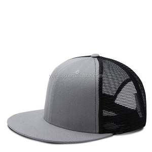 Wholesale Custom <b>Snapback</b> <b>Cap</b> Blank Embroidery Logo Flat Bill Mesh <b>Snapback</b> Trucker <b>Caps</b> - Product Image 1