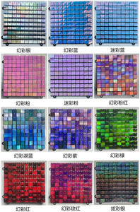 2025 Yeni Gelen Vintage Modern Işıltılı Gümüş Pullu Duvar Dekoru Mikro Işık Panelleri Yansıtıcı Disk Tasarım - Product Image 4