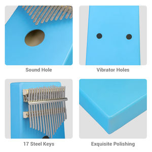 Taomi mijia — Piano à doigts de 17 touches en bois massif, panneau simple, <span class=keywords><strong>Kalimba</strong></span>, tons C - Product Image 6