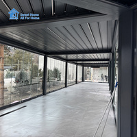Pergola en aluminium Sweet Home, pergola bioclimatique motorisée, gazebo électrique, jardinage écologique, imperméable, coupe-vent, cour arrière