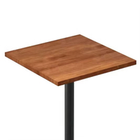 Table de café contemporaine en bois, table moderne, mobilier commercial pour café