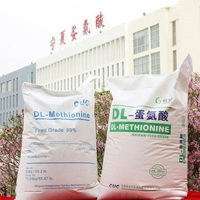 Poudre de DL-méthionine en vrac Acides aminés de qualité animale DL Méthionine 99% L-méthionine pour supplément alimentaire pour volaille