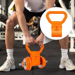 Kettlebell portatile in ferro e acciaio con impugnatura in gomma per palestra Indoor e Outdoor Fitness uomo e donna strumento Fitness - Product Image 1