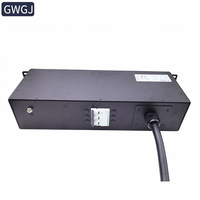 Gelongtu - PDU Inteligente Trifásico de 380 V, Entrada de 32 A, 2 Tomas de Corriente, con Protocolo SNMP Modbus-TCP, Control de Monitoreo Individual