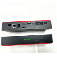 Adaptor Grosir Original 40B0 300w Tipe-C Hub Docking Station Dock Thunderbolt 3 untuk ThinkPad X1 Yoga P15, T14 |   4x Keluaran 4K