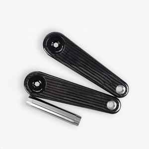 Ensemble pédalier et plateau de pédalier de course sur route <span class=keywords><strong>APEX</strong></span> - Bras de pédalier haute résistance pour cyclistes professionnels - Pédalier en fibre de carbone - Product Image 1