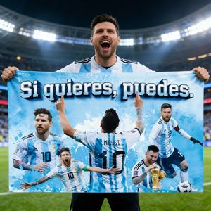 Флаги с изображением футбольных звезд Роналду и Мбаппе для трансграничных мероприятий, 2026, на заказ, из полиэстера, модель YANSTAR TRADING LIMITED - Product Image 1