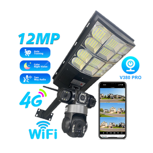 6MP 4G WiFi Solar Security <b>Camera</b> PIR Radar Detection Two Way Audio Cloud Storage <b>Remote</b> <b>Control</b> Solar Panel 16000mAh Battery - Product Image 1