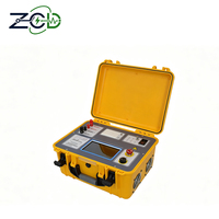Testeur de résistance DC portable à courant élevé ZCL-50A, protection IP67, anti-interférence puissant, haute résistance aux contacts du commutateur de dérivation