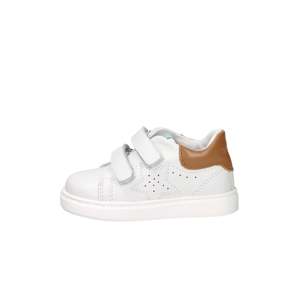 Baskets pour enfants Balducci en cuir blanc avec fermeture Velcro 24, chaussures épaisses - Product Image 1