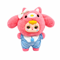 Peluche interactive PG50 AI Chat Rose avec compagnie IA, fonctions de jeu de rôle, contrôle tactile, racontage d'histoires, musique et mise à jour OTA