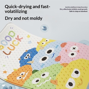 Alfombra <span class=keywords><strong>de</strong></span> Baño Antideslizante Cuadrada con Patrón <span class=keywords><strong>de</strong></span> Animales <span class=keywords><strong>de</strong></span> Dibujos Animados, Alfombra <span class=keywords><strong>de</strong></span> Ducha para Niños, Alfombra Impermeable Resistente a Caídas - Product Image 3