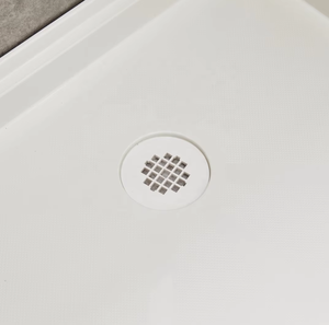 Receveur de <span class=keywords><strong>douche</strong></span> carré en SMC <span class=keywords><strong>à</strong></span> surface solide pour salle de bain moderne, avec drain et installation facile - Product Image 3