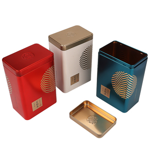 Lon thiếc cao cấp in ấn tùy chỉnh, chất liệu thiếc, hình chữ nhật, kín khí, dùng đựng trà - Product Image 6