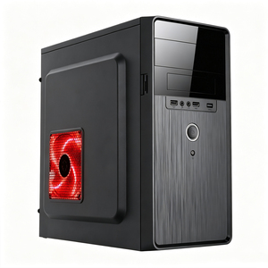 Boîtier <span class=keywords><strong>PC</strong></span> MicroATX Direct Usine en Acier SPCC 0.35 avec Support, Emplacement Alimentation <span class=keywords><strong>ATX</strong></span>, Panneau Frontal USB – Boîtier d'Ordinateur de Bureau Mince en Stock - Product Image 1