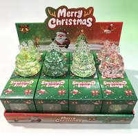 Jouet Squishy Arbre de Noël en Maltose Souple à Remontée Lente, Anti-Stress, Idéal pour les Chaussettes de Noël et Cadeau de Fêtes