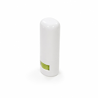 Contenant en PP recyclable de 8,5 g, emballage personnalisé rond et plat pour baume cosmétique, crème solaire, déodorant